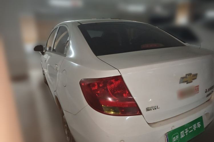 Used Chevrolet Sail 2013 Sedan 1.4L Manual - Youyi Happiness Edition Rear Left 45 Deg