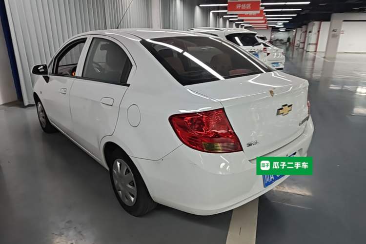 Used Chevrolet Sail 2013 Sedan 1.4L AMT Enjoy Edition Rear Left 45 Deg
