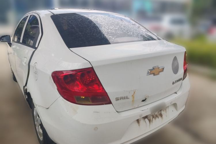Used Chevrolet Sail 2013 Sedan 1.4L Manual Happiness Edition II Rear Left 45 Deg