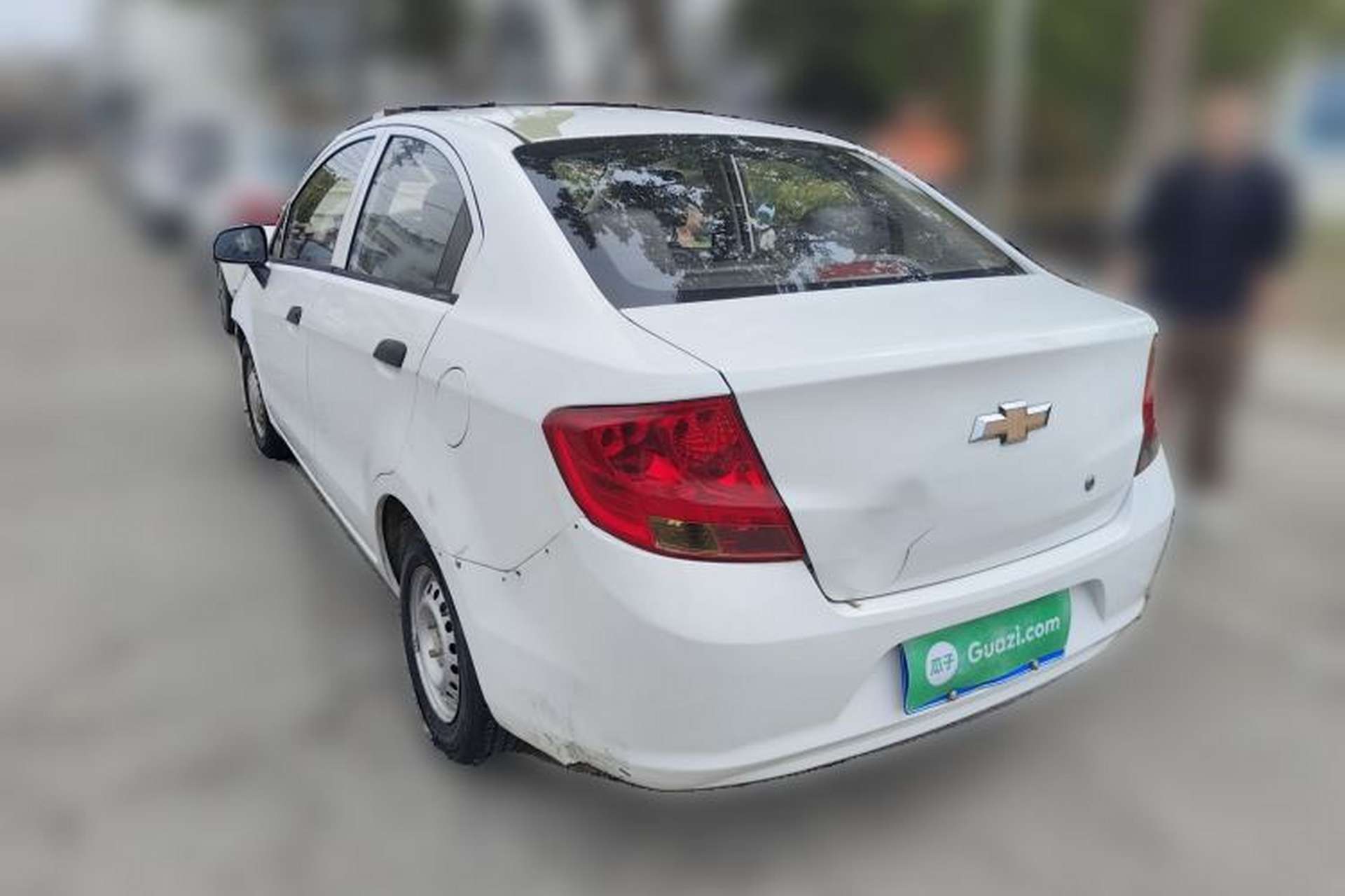 Used Chevrolet Sail 2013 Sedan 1.2L Manual Fashionable Happiness Edition Rear Left 45 Deg