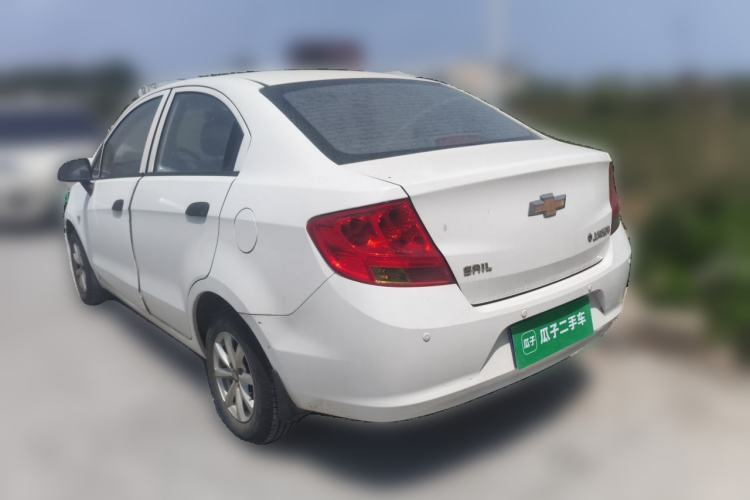 Used Chevrolet Sail 2013 Sedan 1.2L Manual Fashionable Happiness Edition Rear Left 45 Deg