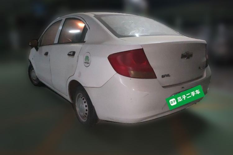 Used Chevrolet Sail 2013 Sedan 1.2L Manual Warm Edition Rear Left 45 Deg