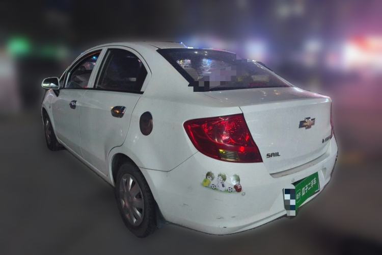 Used Chevrolet Sail 2013 Sedan 1.4L AMT Enjoy Edition Rear Left 45 Deg