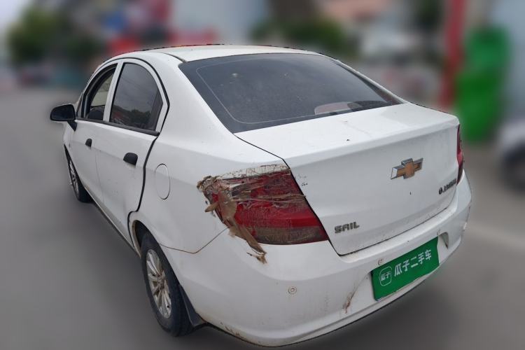 Used Chevrolet Sail 2013 Hatchback 1.2L Manual Warm Edition Rear Left 45 Deg