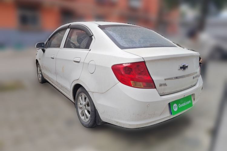 Used Chevrolet Sail 2013 Sedan 1.4L Manual - Youyi Happiness Edition Rear Left 45 Deg