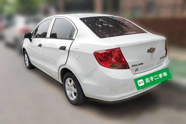 Used Chevrolet Sail 2013 Sedan 1.2L Manual Fashion Edition Rear Left 45 Deg