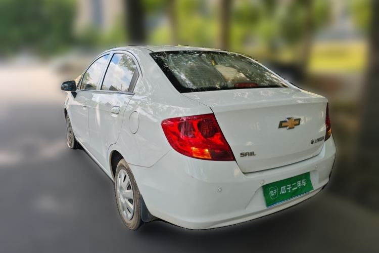 Used Chevrolet Sail 2013 Sedan 1.4L AMT Enjoy Edition Rear Left 45 Deg