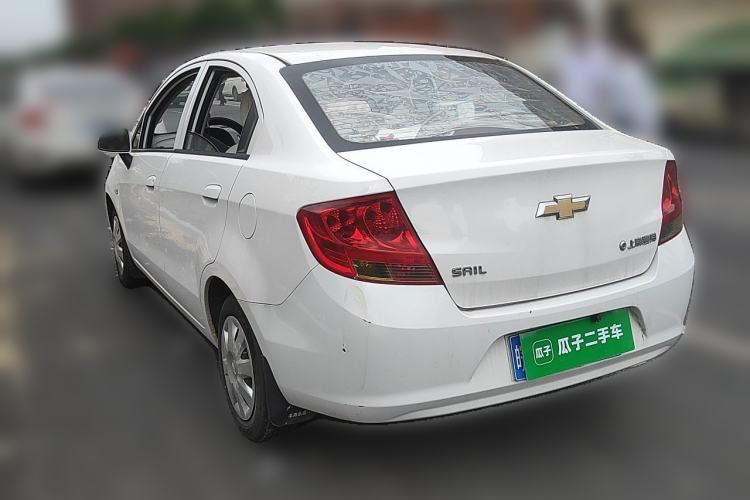 Used Chevrolet Sail 2013 Sedan 1.4L AMT Enjoy Edition Rear Left 45 Deg