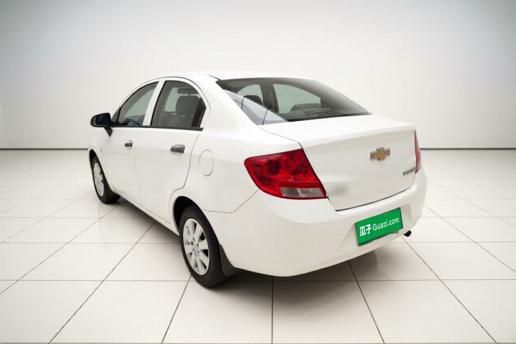 Used Chevrolet Sail 2013 Sedan 1.4L Manual Ideal Happiness Edition Rear Left 45 Deg