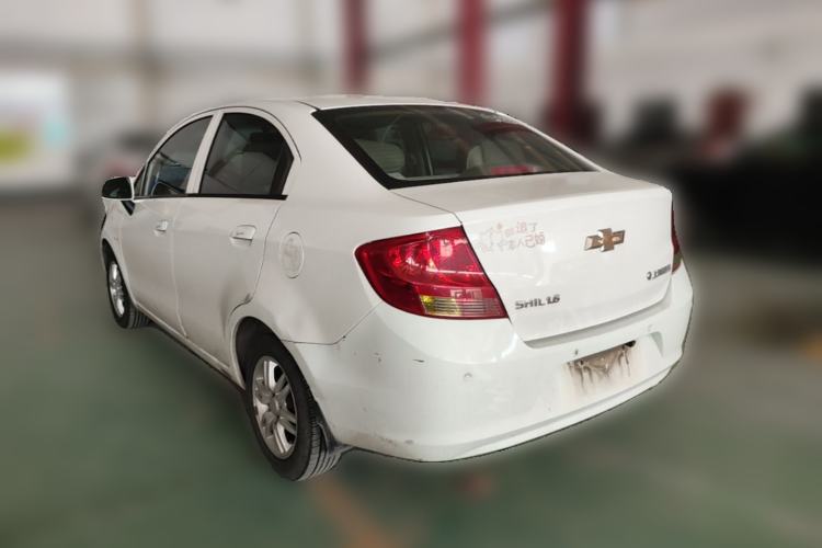 Used Chevrolet Sail 2013 Sedan 1.4L Manual Elegance Edition Rear Left 45 Deg