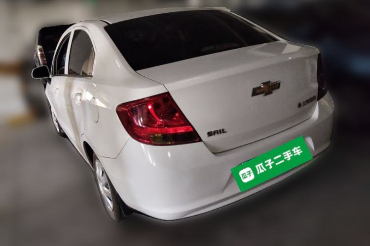 Used Chevrolet Sail 2013 Sedan 1.4L AMT Enjoy Edition Rear Left 45 Deg