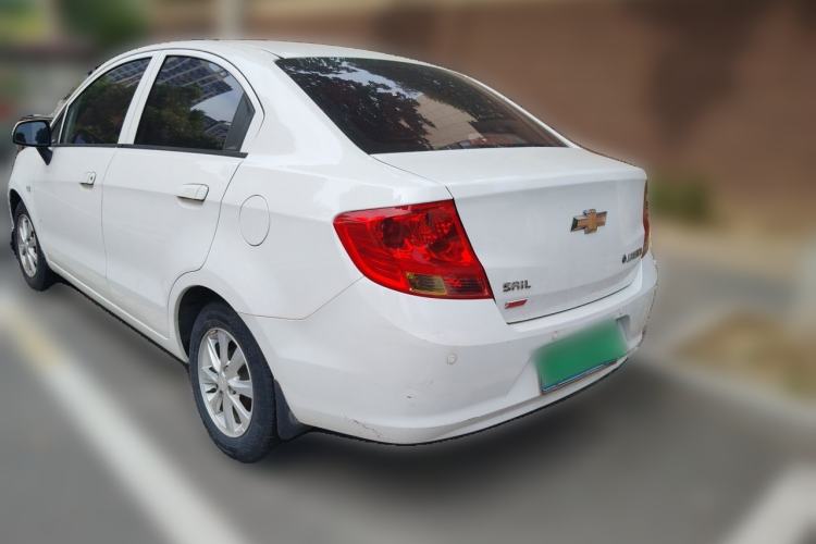 Used Chevrolet Sail 2013 Sedan 1.2L Manual Ideal Edition Rear Left 45 Deg