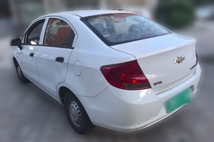 Used Chevrolet Sail 2013 Sedan 1.2L Manual Fashionable Happiness Edition Rear Left 45 Deg