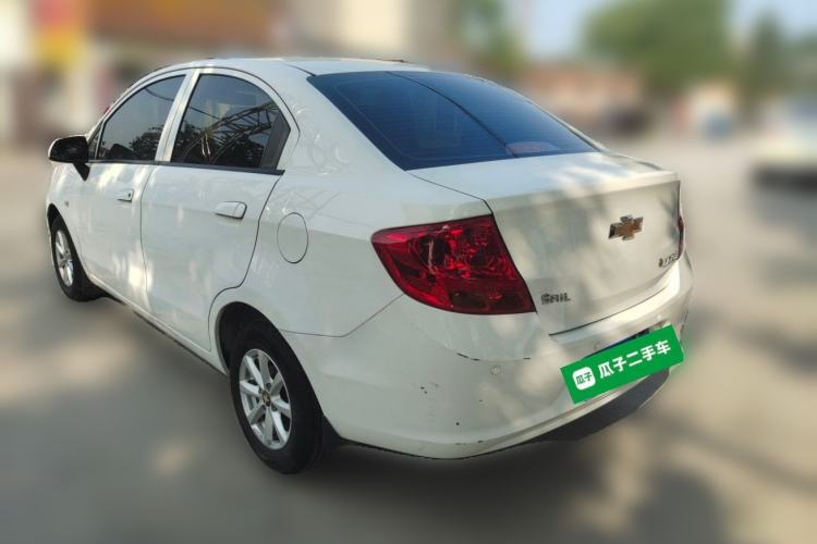 Used Chevrolet Sail 2013 Sedan 1.2L Manual Warm Edition Rear Left 45 Deg