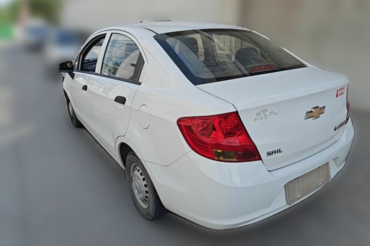 Used Chevrolet Sail 2013 Sedan 1.2L Manual Fashionable Happiness Edition Rear Left 45 Deg