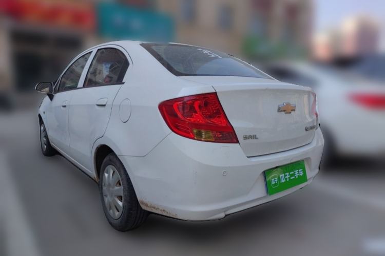 Used Chevrolet Sail 2013 Sedan 1.4L Manual - Youyi Happiness Edition Rear Left 45 Deg