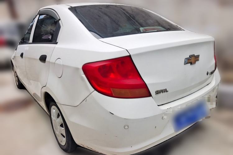 Used Chevrolet Sail 2013 Sedan 1.2L AMT Ideal Edition Rear Left 45 Deg