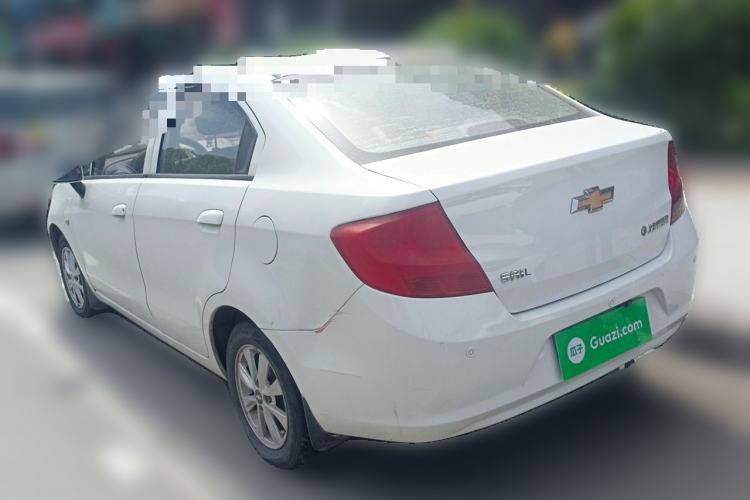 Used Chevrolet Sail 2013 Sedan 1.4L Manual - Youyi Happiness Edition Rear Left 45 Deg