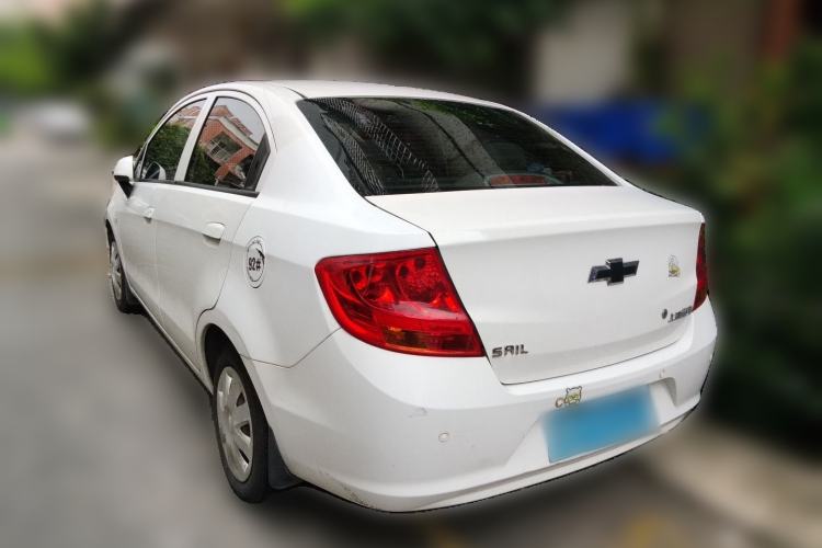 Used Chevrolet Sail 2013 Sedan 1.4L AMT Enjoy Edition Rear Left 45 Deg