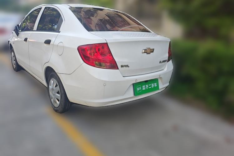 Used Chevrolet Sail 2013 Sedan 1.4L Manual Ideal Edition Rear Left 45 Deg