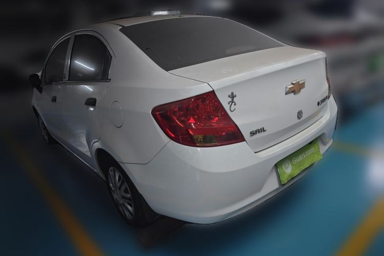 Used Chevrolet Sail 2013 Sedan 1.2L AMT Ideal Edition Rear Left 45 Deg