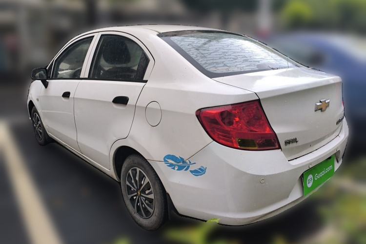 Used Chevrolet Sail 2013 Sedan 1.2L Manual Warm Edition Rear Left 45 Deg