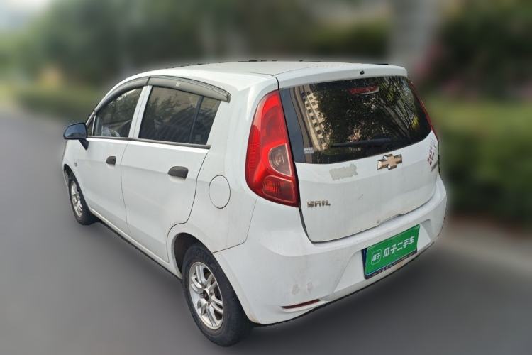 Used Chevrolet Sail 2013 Hatchback 1.2L Manual Warm Edition Rear Left 45 Deg