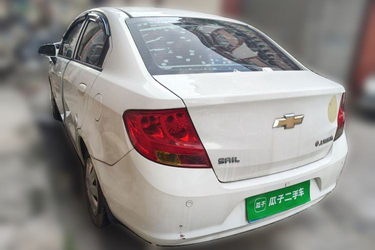 Used Chevrolet Sail 2013 Sedan 1.4L Manual - Youyi Happiness Edition Rear Left 45 Deg