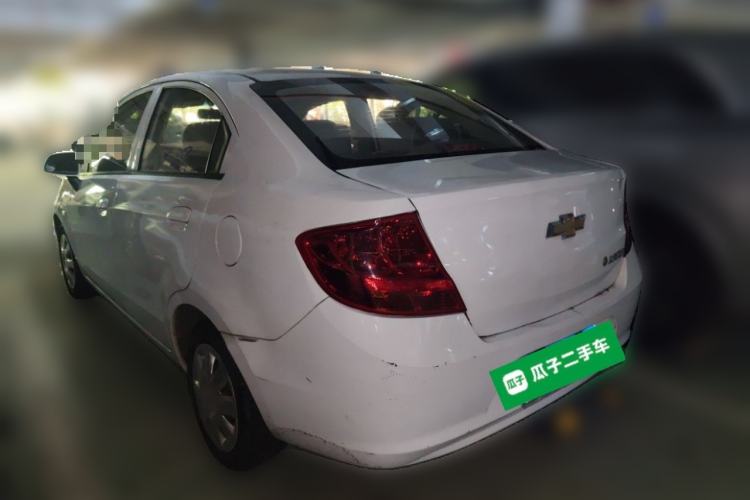 Used Chevrolet Sail 2013 Sedan 1.4L AMT Enjoy Edition Rear Left 45 Deg