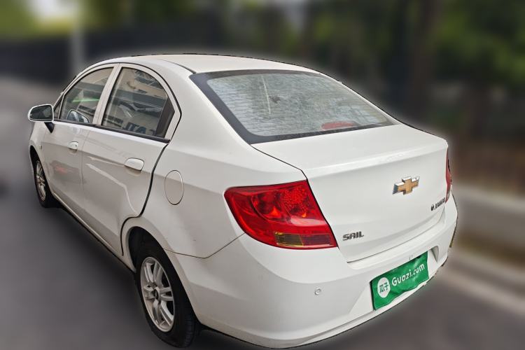 Used Chevrolet Sail 2013 Sedan 1.4L Manual - Youyi Happiness Edition Rear Left 45 Deg