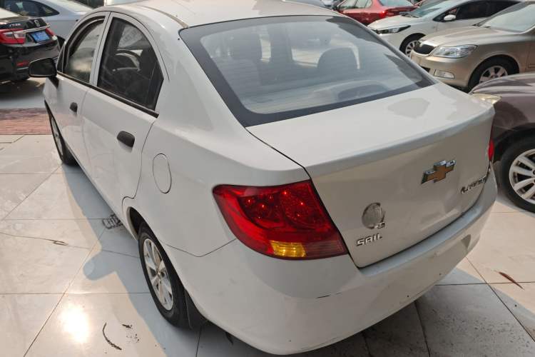 Used Chevrolet Sail 2013 Sedan 1.2L Manual Fashion Edition Rear Left 45 Deg