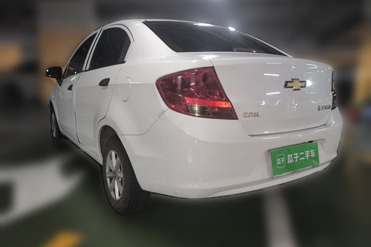 Used Chevrolet Sail 2013 Sedan 1.2L Manual Fashion Edition Rear Left 45 Deg