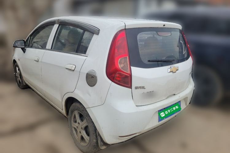 Used Chevrolet Sail 2013 Hatchback 1.2L Manual Ideal Edition Rear Left 45 Deg