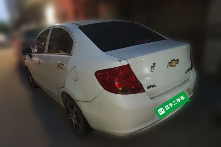 Used Chevrolet Sail 2013 Sedan 1.4L Manual Ideal Happiness Edition Rear Left 45 Deg