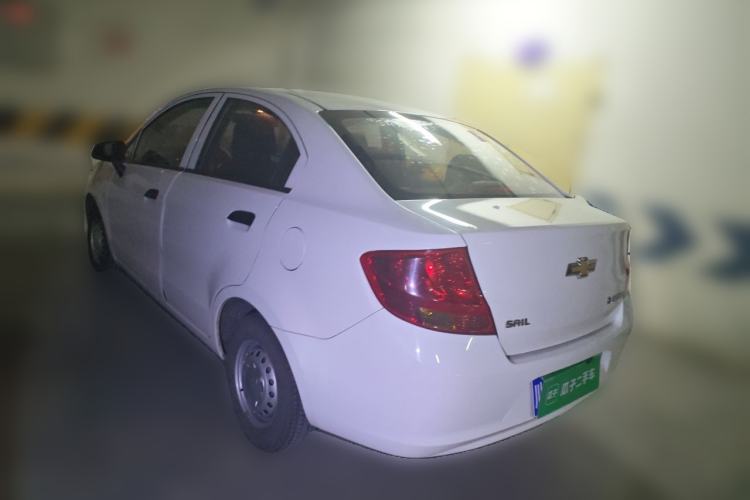 Used Chevrolet Sail 2013 Sedan 1.2L Manual Fashionable Happiness Edition Rear Left 45 Deg