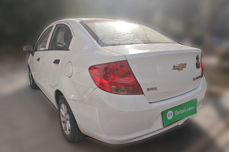 Used Chevrolet Sail 2013 Sedan 1.2L Manual Fashionable Happiness Edition Rear Left 45 Deg