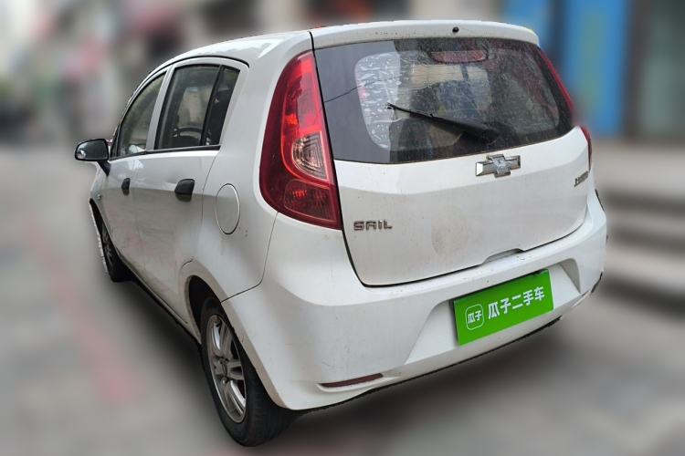 Used Chevrolet Sail 2013 Hatchback 1.2L AMT Ideal Edition Rear Left 45 Deg
