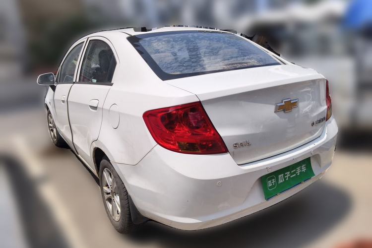 Used Chevrolet Sail 2013 Sedan 1.4L Manual Elegance Edition Rear Left 45 Deg