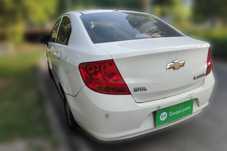 Used Chevrolet Sail 2013 Sedan 1.2L Manual Fashion Edition Rear Left 45 Deg