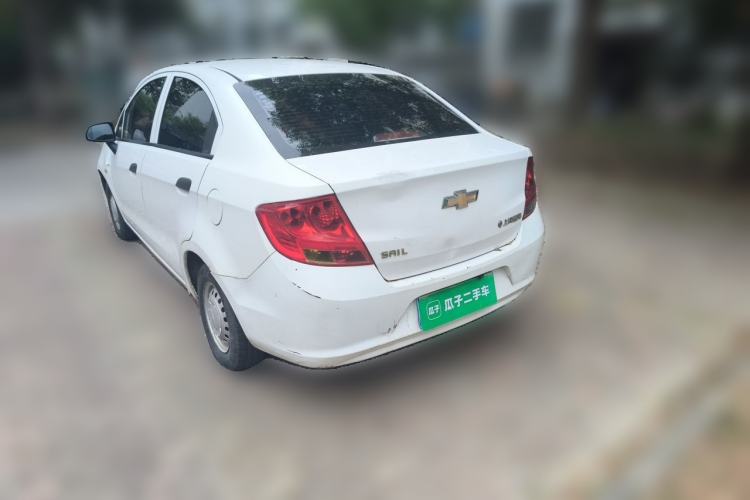 Used Chevrolet Sail 2013 Sedan 1.2L Manual Fashion Edition Rear Left 45 Deg