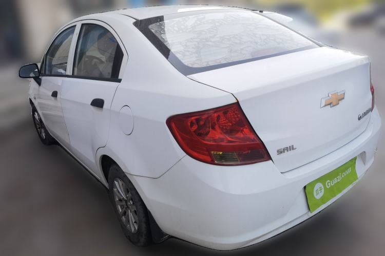 Used Chevrolet Sail 2013 Sedan 1.2L Manual Warm Edition Rear Left 45 Deg
