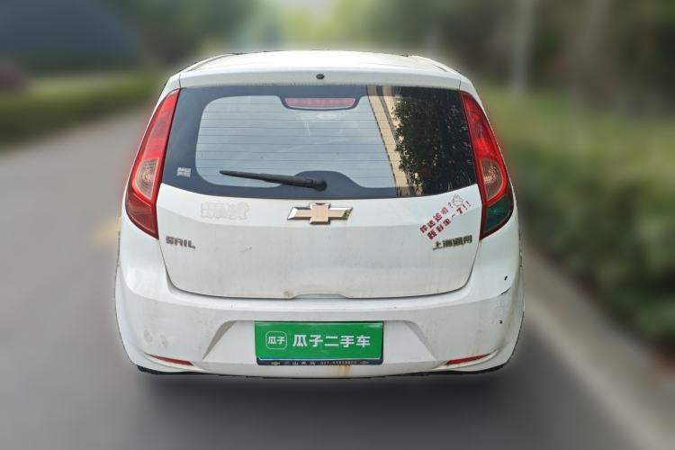 Used Chevrolet Sail 2013 Hatchback 1.2L Manual Warm Edition Rear