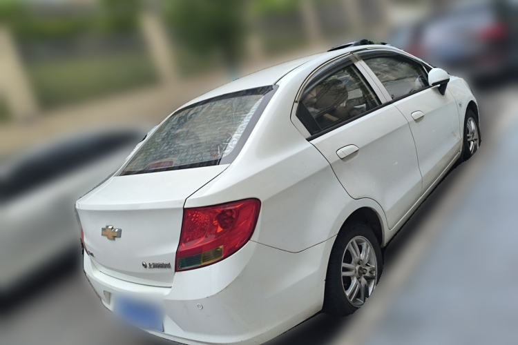 Used Chevrolet Sail 2013 Sedan 1.4L Manual - Youyi Happiness Edition Rear Right 45 Deg