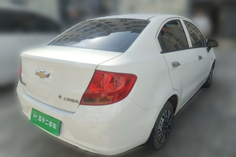 Used Chevrolet Sail 2013 Sedan 1.2L Manual Warm Edition Rear Right 45 Deg