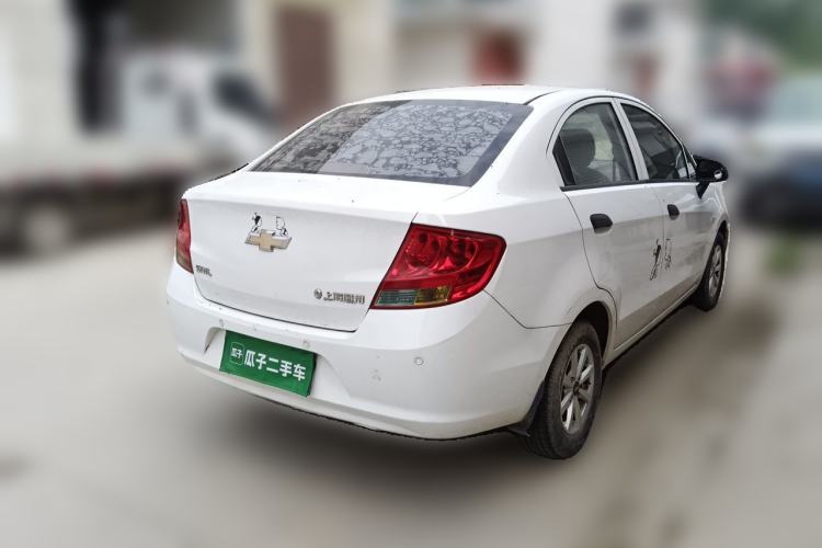Used Chevrolet Sail 2013 Sedan 1.2L Manual Fashion Edition Rear Right 45 Deg