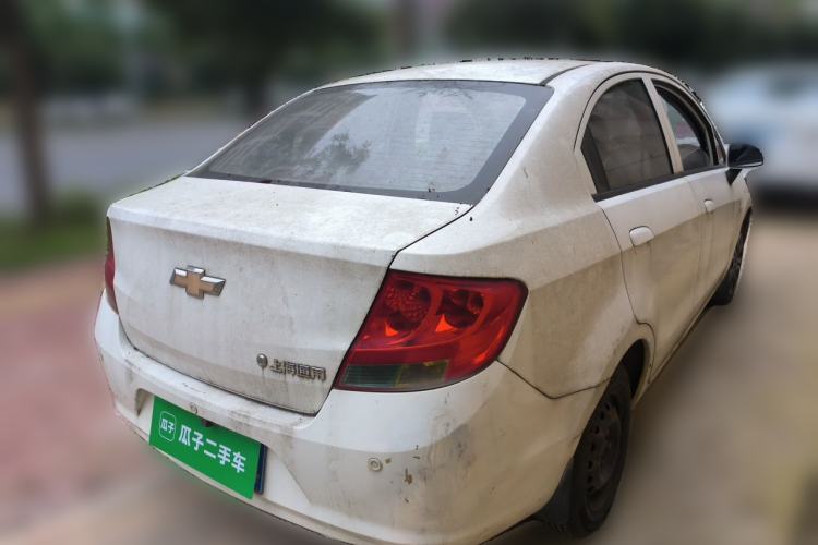 Used Chevrolet Sail 2013 Sedan 1.4L Manual - Youyi Happiness Edition Rear Right 45 Deg