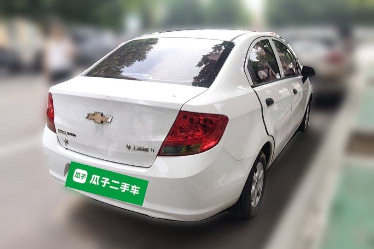 Used Chevrolet Sail 2013 Sedan 1.2L Manual Fashion Edition Rear Right 45 Deg