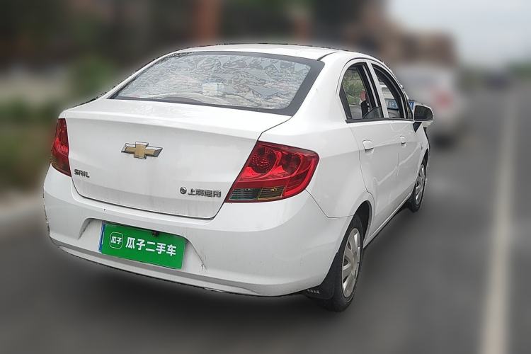 Used Chevrolet Sail 2013 Sedan 1.4L AMT Enjoy Edition Rear Right 45 Deg