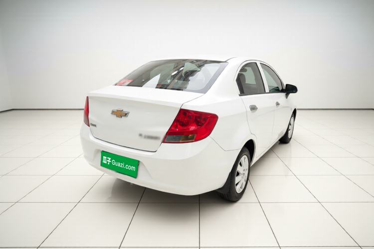 Used Chevrolet Sail 2013 Sedan 1.4L Manual Ideal Happiness Edition Rear Right 45 Deg
