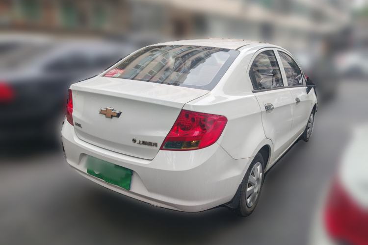 Used Chevrolet Sail 2013 Sedan 1.4L Manual Ideal Happiness Edition Rear Right 45 Deg